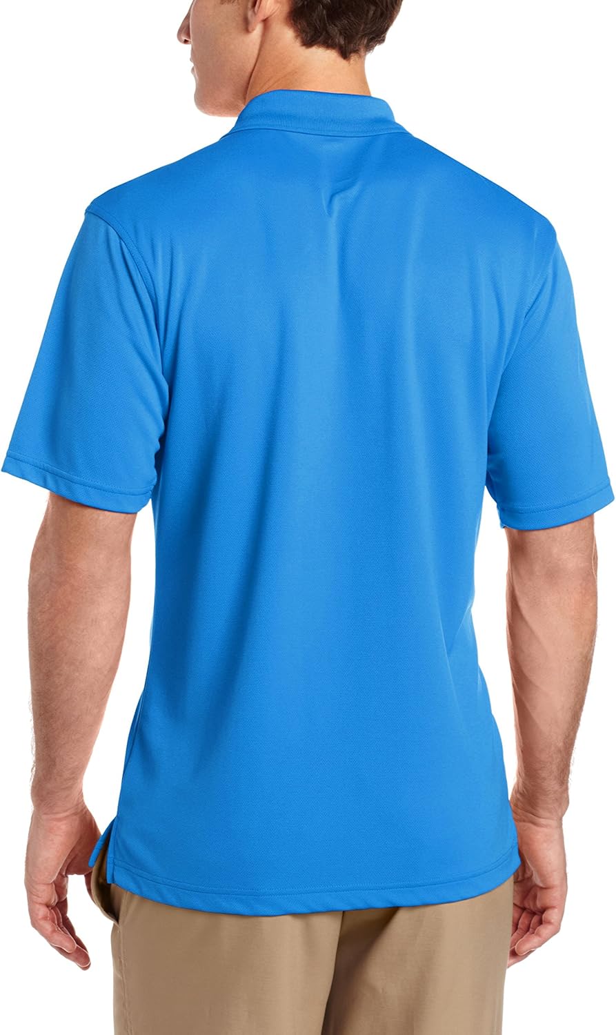 PGA TOUR Men's Airflux Short Sleeve Solid Polo-Shirts at  Men’s Clothing store