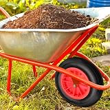 Trintion 14" Puncture Proof Solid Wheelbarrow Wheel 3.50-8 Red view 6