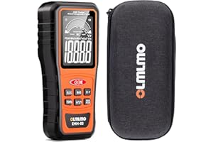 olmlmo 4 in 1 Emf Detector Emf Meter, Rechargeable Electromagnetic Field Radiation Detector for EF, RF, MF, Temperature, WiFi Signal, Gift for Home EMF Inspections, Office, Outdoor and Ghost Hunting