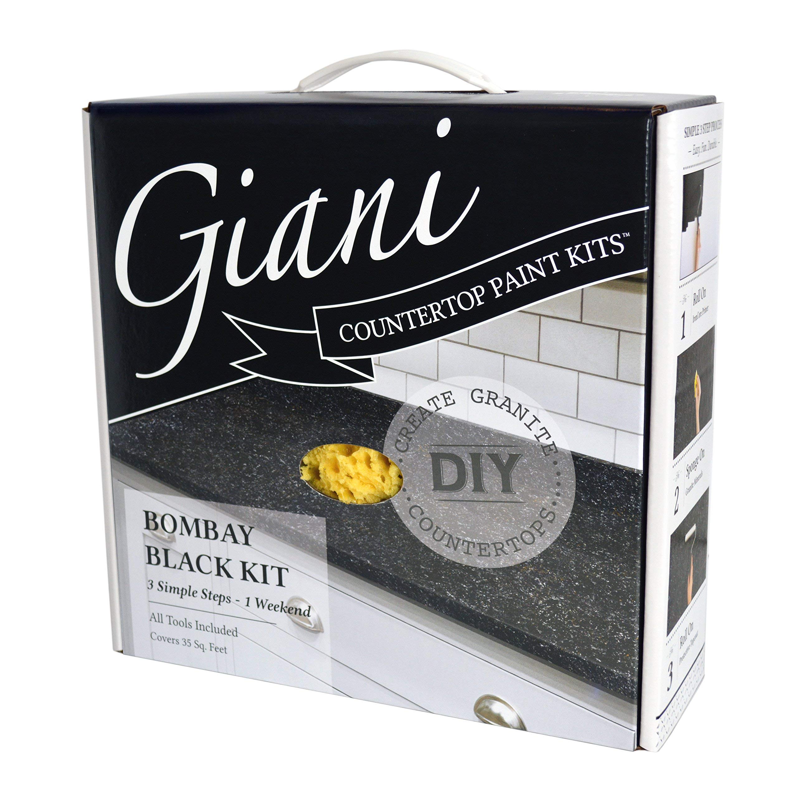 Giani Countertop Paint Kit- Bombay Black