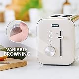 Breville High Gloss 2 Slice Toaster Cream and Stainless Steel VTT967 view 4