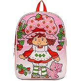 Fast Forward Strawberry Shortcake Toddler Girl Backpack for Kids - Toddler Back Pack with Padded Straps & Zip Compartment Little Kids Bagpack - Comfy Preschool Backpack - 15"