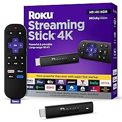 Roku Streaming Stick 4K - HDR & Dolby Vision Roku