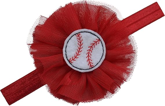 baby girl baseball headband
