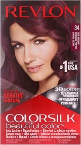 Revlon Colorsilk Beautiful Color Hair Dye 34 Deep Burgundy Unisex Permanent view 5