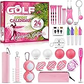 Golf Advent Calendar 2025 for Women Teen Girls, Funny White Elephant Gifts with Golf Tee & Ball, Ball Marker, Divot Repair Tool Christmas Gifts for Women Wife Girlfriends Mom Daughter