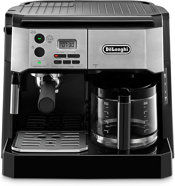 DeLonghi BCO430BM Combination Pump Espresso and 10c Drip Coffee Machine with Advanced Cappuccino System