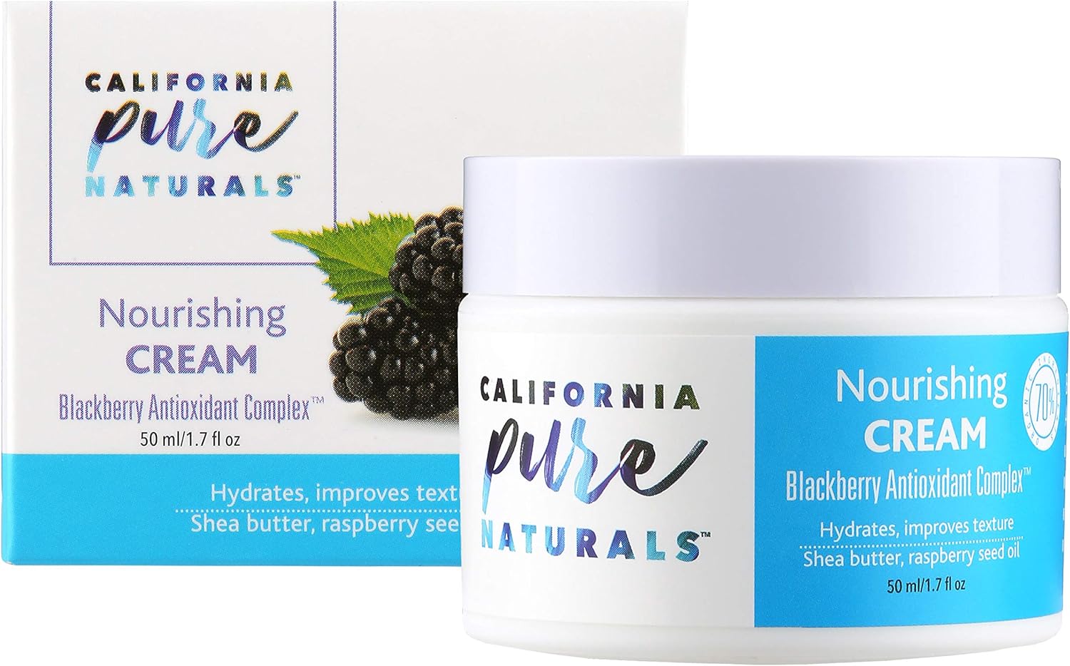 Amazon Com Cpn California Pure Naturals Nourishing Cream Moisturizer Evens Tone And Softens Skin With Vegan Jojoba Argan And Antioxidants For Sensitive Skin 1 7 Ounce Health Personal Care