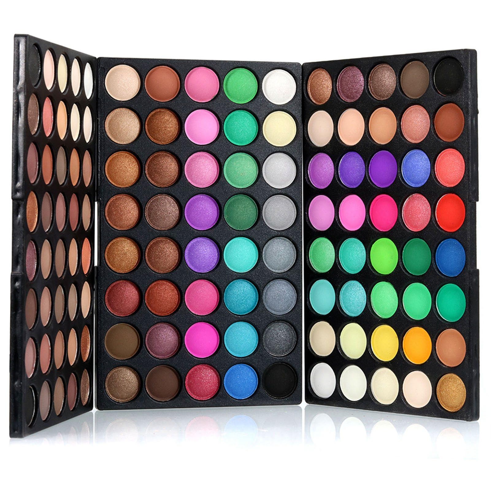 120 Colors Eyeshadow Palette, Highly Pigmented Eye Makeup Palette, Long Lasting Matte Shimmer Metallic Eye Shadow Palette Cosmetics for Eye Makeup
