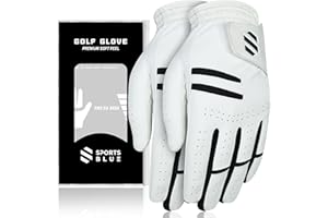 Thunder Paddle Sports Blue Premium Golf Gloves - All Weather Breathable Gloves, Soft Feel | 2-Pack