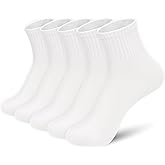 SERISIMPLE Women's Bamboo Viscose Above Ankle Thin Socks Quarter Mesh Design Breathable Anti-Odor Summer Socks 5 Pairs