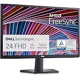 Dell SE2422HX Monitor - 24 inch FHD (1920 x 1080) 16:9 Ratio with Comfortview (TUV-Certified), 75Hz Refresh Rate, 16.7 Millio