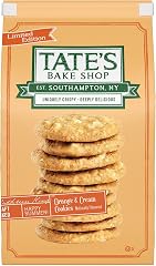 Tate's Bake Shop Orange and Cream Cookies with White Chocolate Chips, Limited Edition, 6.5 oz