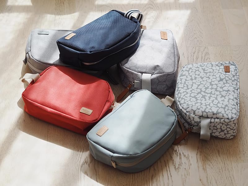 , Baby-Kulturbeutel, Baby-Pflegebeutel, Tasche Genf, wasserdichtes Material, 2 Innentaschen, Kirschblüte