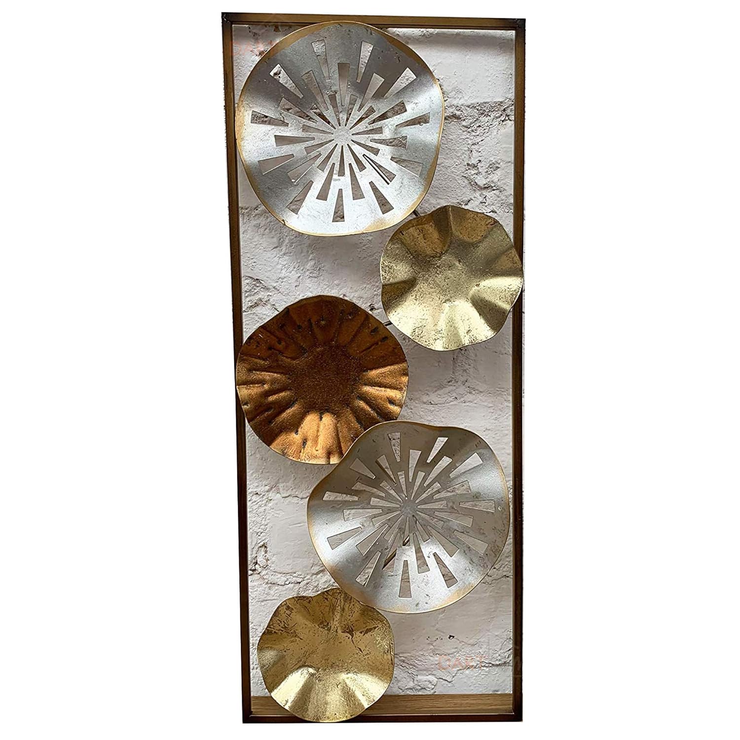 Darthome Ltd Vintage Lily Flower Metal Home Decor Picture Hanging Sculpture Wall Art Large