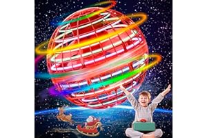 Taikcsut 2025 Upgraded Flying Orb Ball Toy, Hover Boomerang Ball Spinner Mini Drone - Magic Floating Galactic Fly Spinning Orb, for for Boys Girls and 6-12 Age Kids