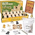 MindWare Dig it Up! Puppies Excavation Kit - Educational Toys for Kids 4 and Up - Dig Kit with 12 Bones, 12 Puppy Figurines, 12 Chisels - Ideal for Group Activities, Events or Classroom Brain Breaks