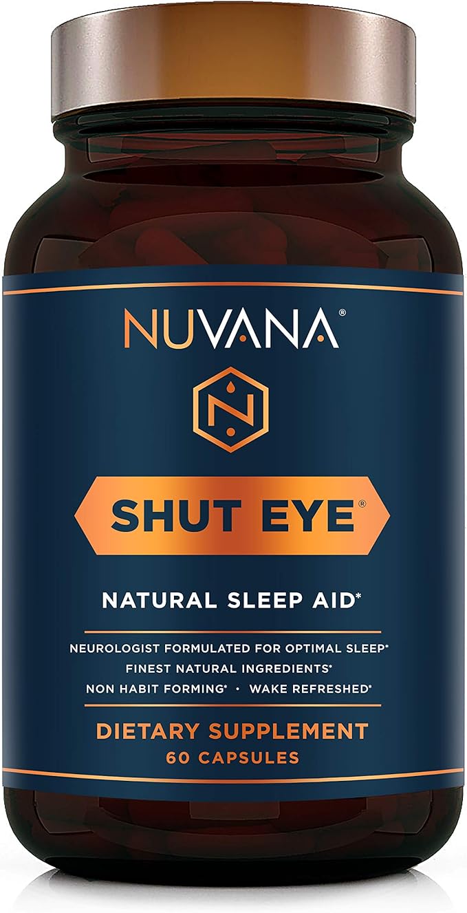 Shut Eye Natural Sleep Aid Herbal Relaxation Supplement Made with Valerian Root