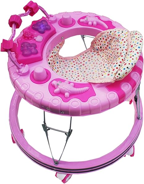 Amardeep Baby Walker Supreme L/M Pink Color 6+ Months (BABYPINK)