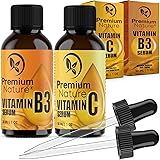 Vitamin B3 & Vitamin C Serum - Gift Set of Two