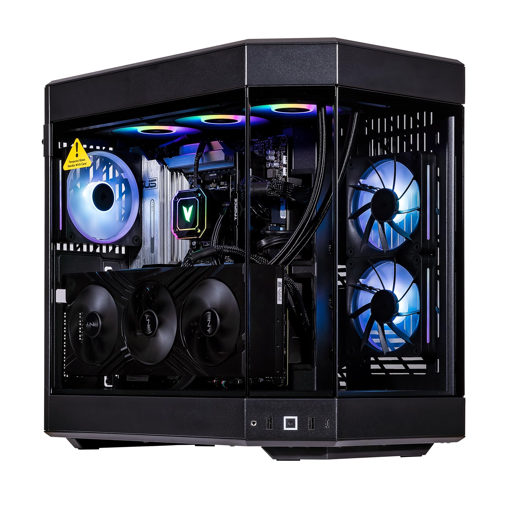 Velztorm Black Praetix 3D Custom Built Y60 Gaming