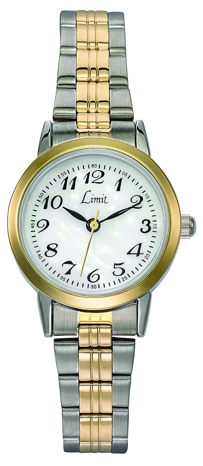 Limit Women's Quartz Watch with White Dial Analogue Display and Two