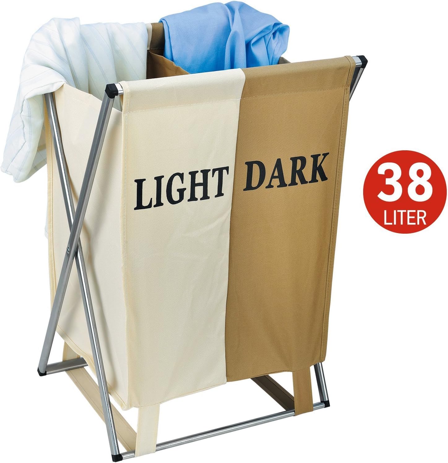 ArtMoon Force Cesto Ropa Sucia Plegable Separador Ropa Negra y Blanca