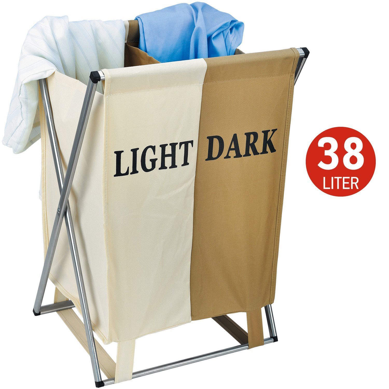ArtMoon Force Cesto Ropa Sucia Plegable Separador Ropa Negra y Blanca