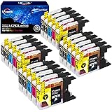 Uniwork Compatible Ink Cartridge Replacement for Brother LC75 LC71 LC79 XL 20-Pack use for MFC-J6510DW MFC-J6710DW MFC-J6910D