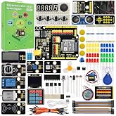 KEYESTUDIO ESP32 IoT Learning Kit for Beginners, Build Wi‑Fi &amp; Bluetooth Smart Devices, Arduino IDE C/C++ and MicroPython Tutorials, Sensors, OLED, Motors &amp; Complete Electronics Components