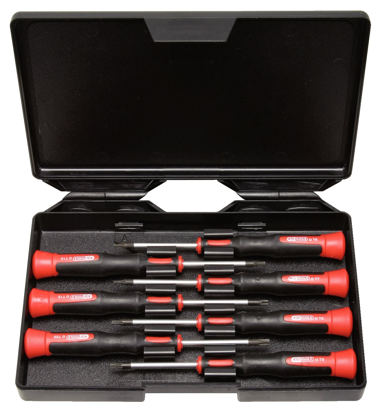 KS Tools 500.716 T6-T20 Precision TX Screwdriver Set (7 Pieces)