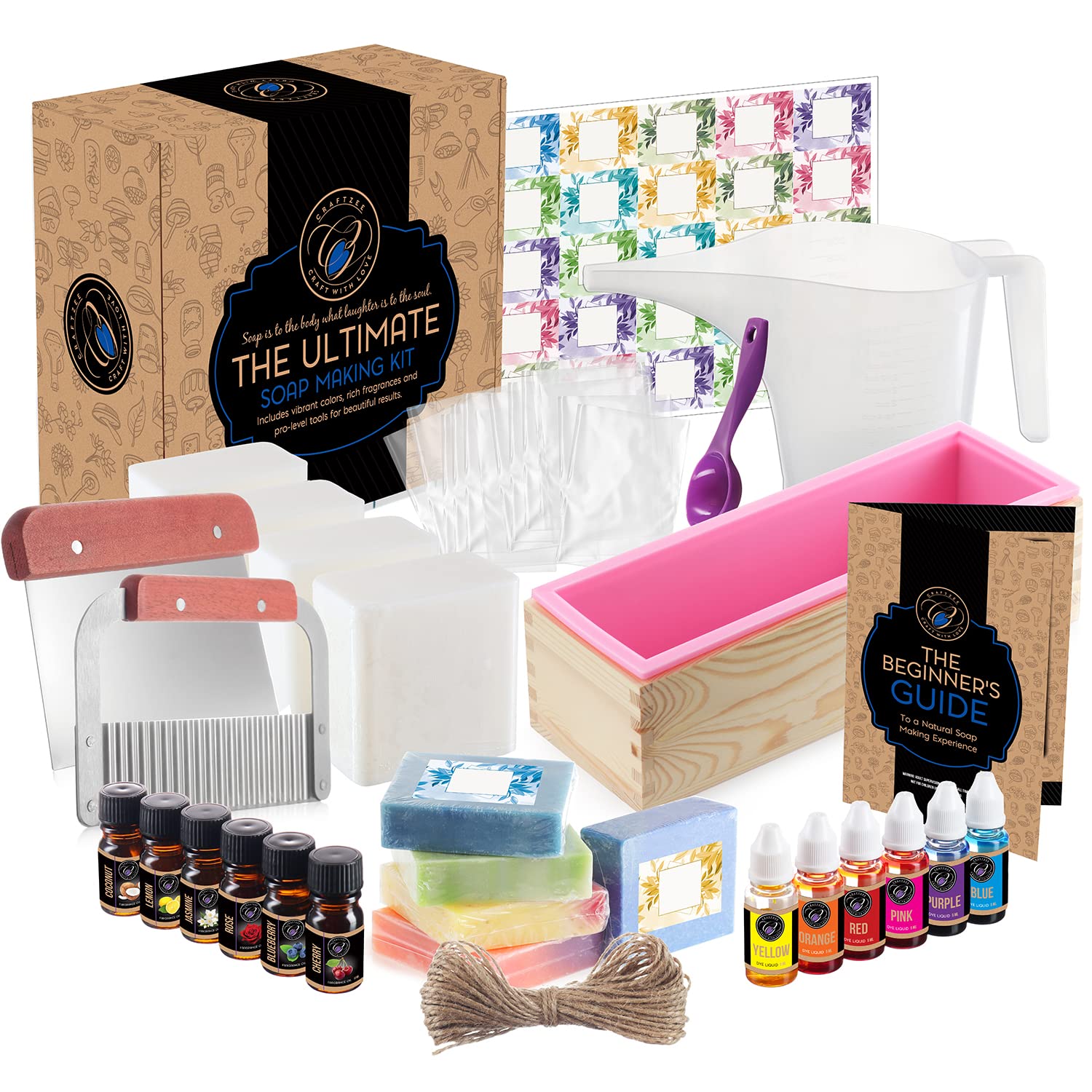 CraftZee Soap Making Kit for Adults and Kids - Soap Making Supplies ...