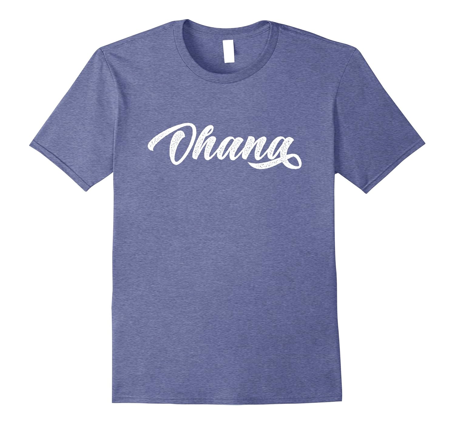 Ohana White Letter T- Shirt-anz