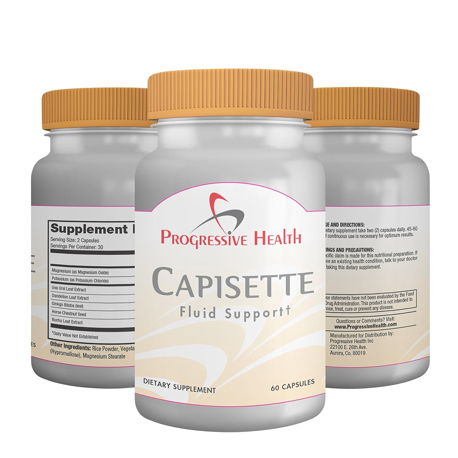 Capisette Natural Edema Supplement For Swelling in the Ankles, Legs