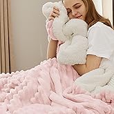 Bedsure Sherpa Blanket King Size for Bed - Super Soft, Cozy Fleece Thick Warm Blanket for Winter, GentleSoft Home Room Decor, Pink, 108x90 Inches