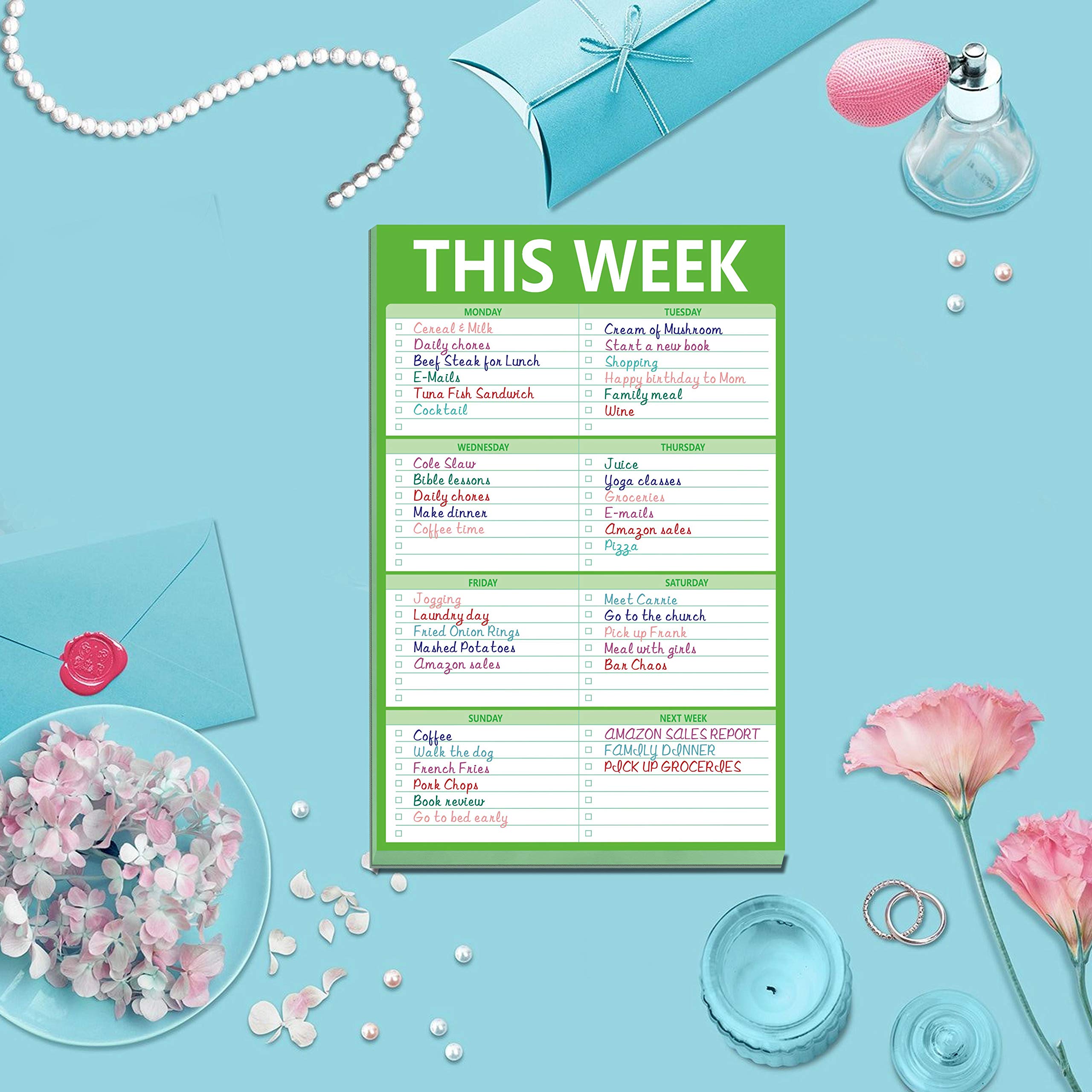 Weekly Planner, Grass Green