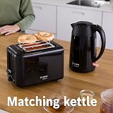 Bosch DesignLine Toaster 2-Slice Stainless Steel 970 W Black view 2