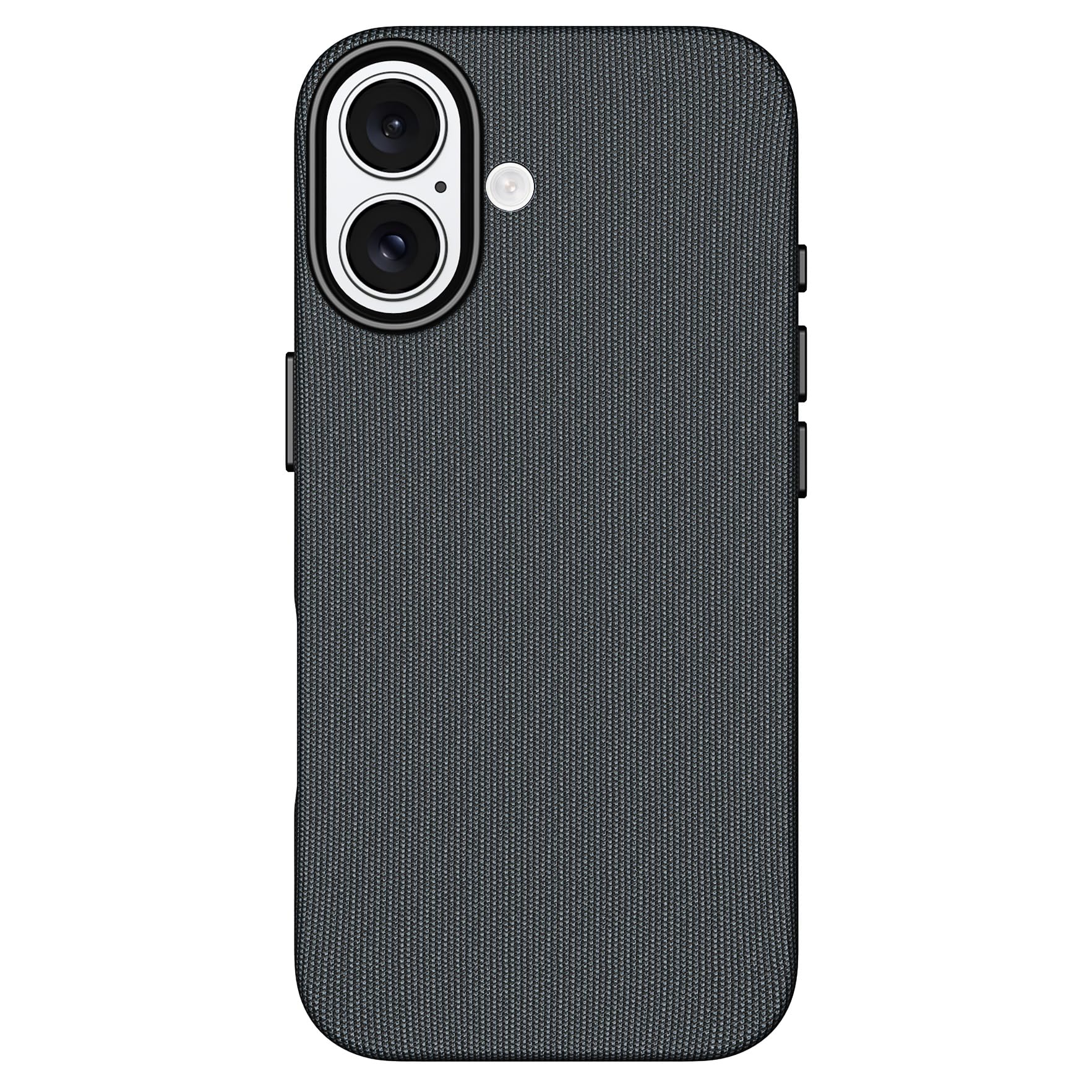 Photo 1 of QuantumKoo for iPhone 17 TechWoven Case with MagSafe 2025,17 Phone Case Shockproof Anti-Slip TechWoven Premium Woven Fabric Cover for 17 6.3", Black