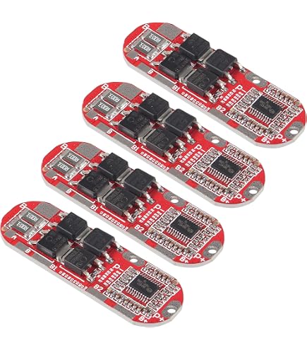 Lot De 5 Cartes De Protection (BMS) 4S 15A Pour Batteries Li-ion 18650 - Neuf, Marque TNL