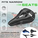 Zacro Gel Bike Seat Cover Peloton Compatible Extra Soft 28x19 cm view 2