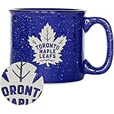 Rico Industries NHL Hockey Speckle 12oz Laser Engraved Campfire Mug
