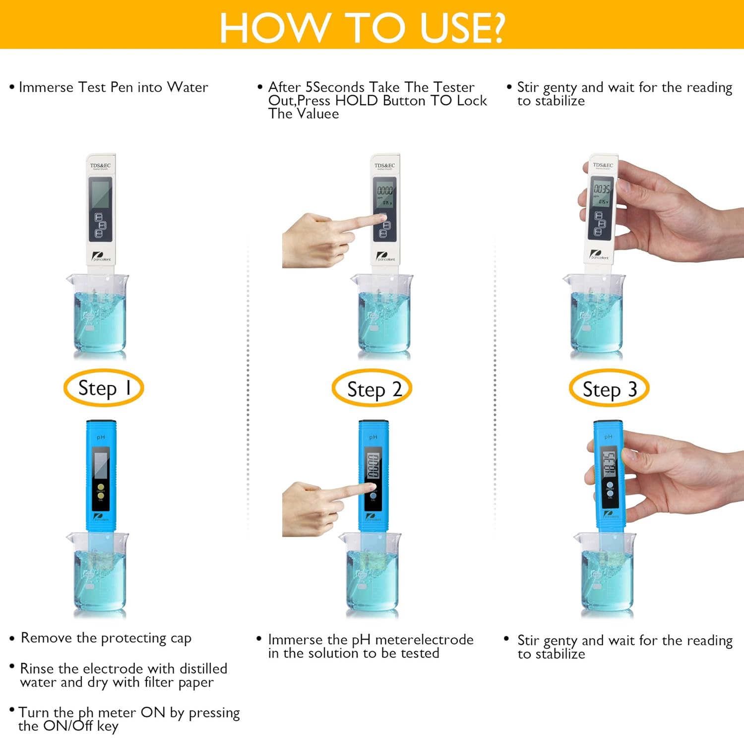 Offizier Antipoison Kartoffeln pancellent water quality meter
