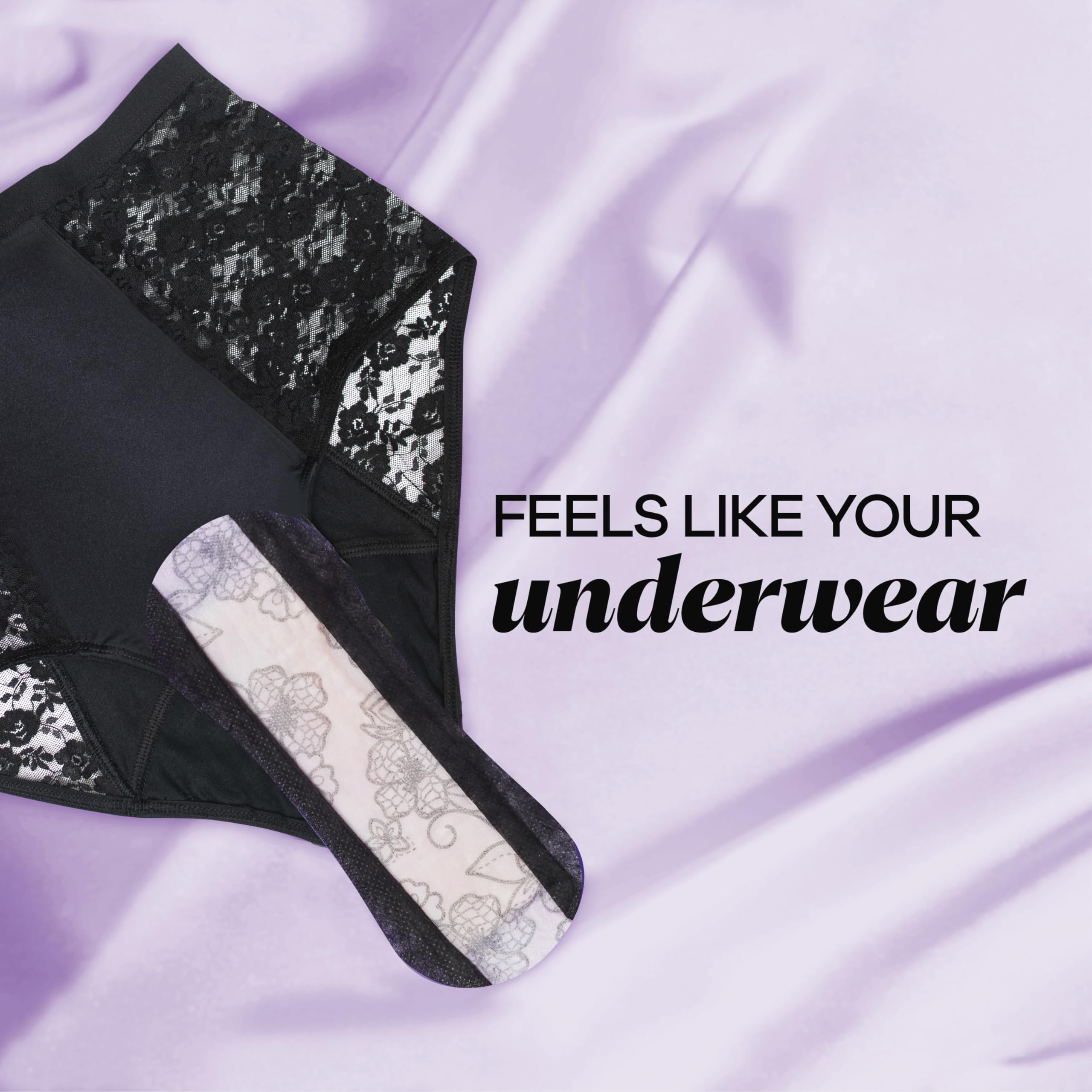 Always Discreet Boutique Incontinence Panty Liners for Bladder Leaks, Size 2, Very Light Absorbency, Long Length, 96 Count (3 Packs of 32)