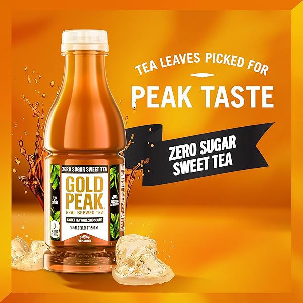 GOLD PEAK TEA, DIET TEA, 16.9 FL OZ, 6 PACK
