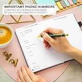 Clever Fox Address Book PU Leather with Alphabetical Tabs Medium 13.5 x 19 cm view 4