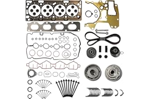Engine Head Gasket Set Bolts Timing Belt Kit VVT Sprocket Bearing Intake & Exhaust Valve Fit for Chevrolet Cruze Sonic 2012-2