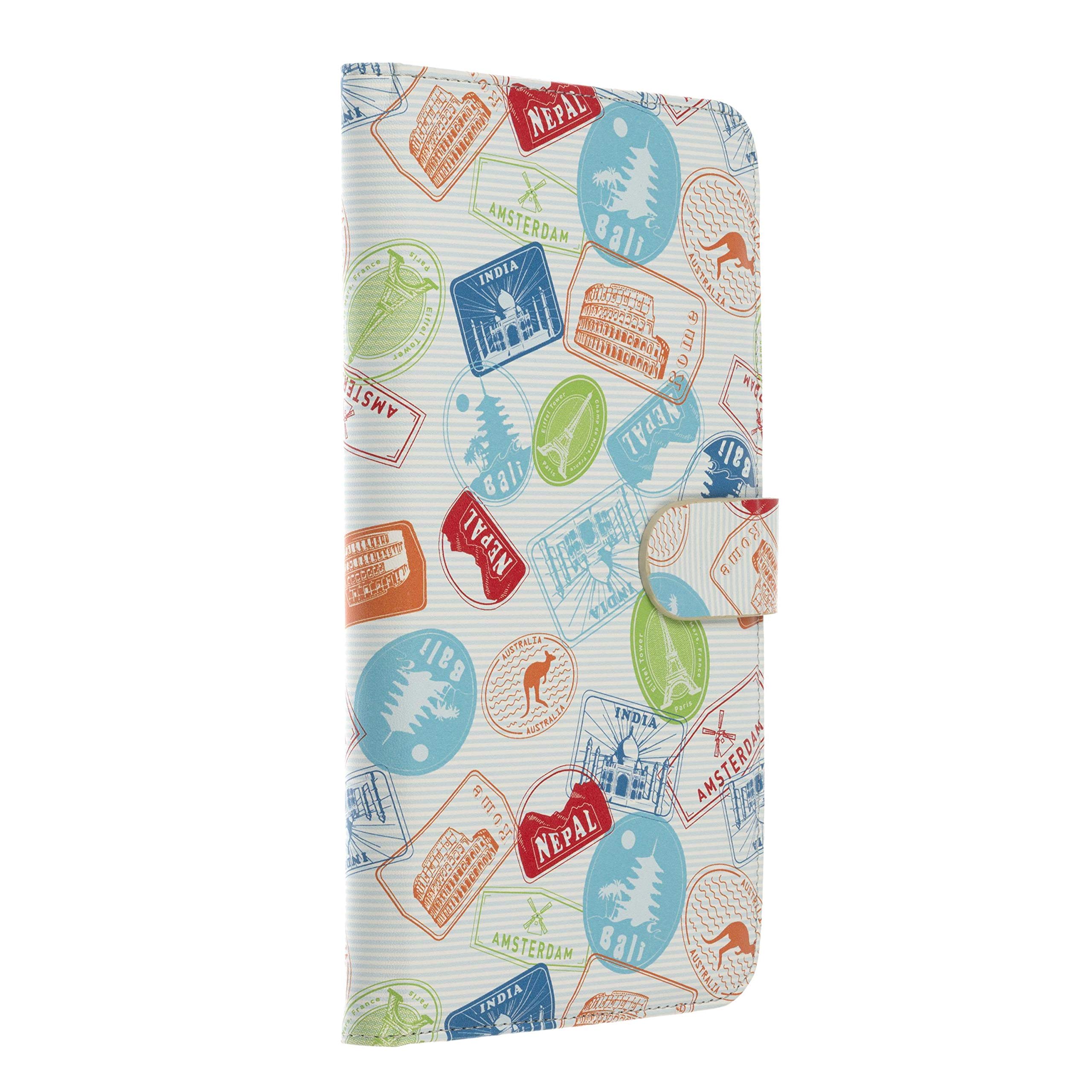 Trendz Passport Wallet 23cm Travel Stamps