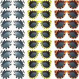 Pack of 24 Animal Print Sunglasses Jungle Sunglasses Zoo Animal Glasses Safari Kids Sunglasses Party Favor Wild Girl Boy Eyew
