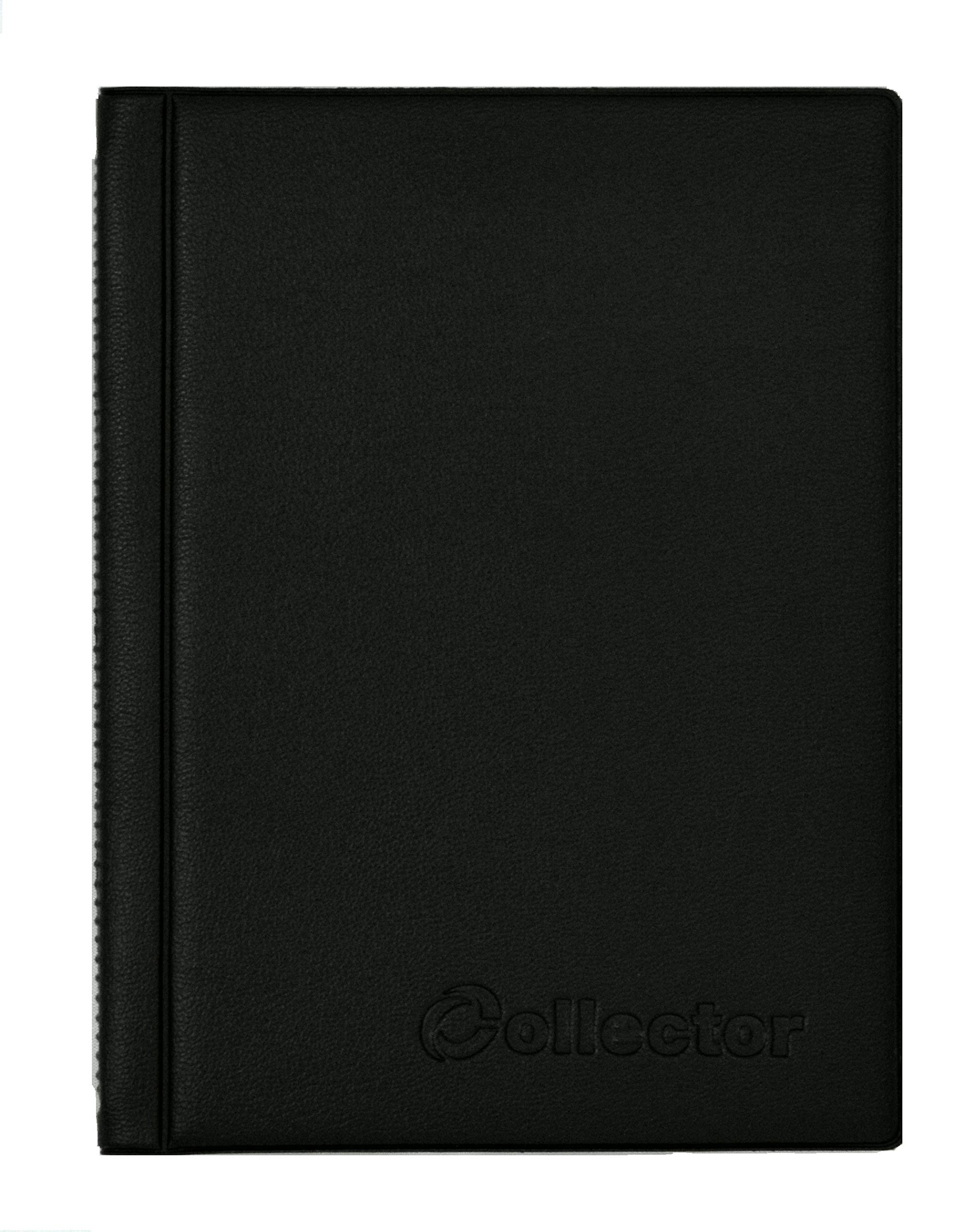 COLLECTOR Coin Album for 108 mix size coins small medium large COIN BOOK FOLDER - BLACK