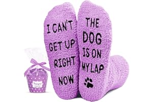 HAPPYPOP Dog Socks for Mom Dad - Dog Lovers Gifts for Women Men, Pet Lover Christmas Gifts